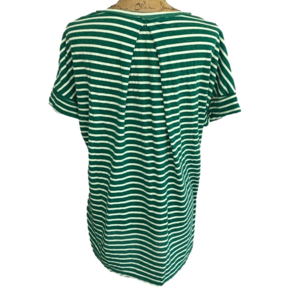 UMGEE Striped Lace Up Boho High Lo Top - Picture 6 of 9